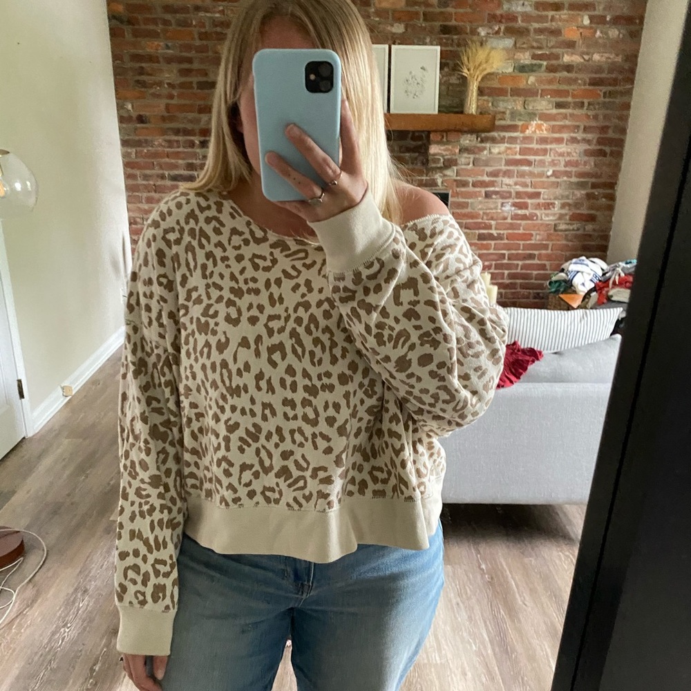 Aerie over the shoulder sweatshirt
